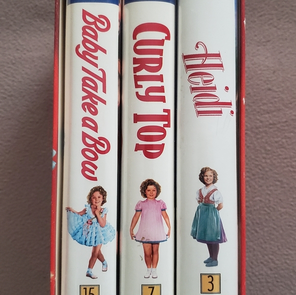 Triple-Pack Shirley Temple VHS Movies - Picture 1 of 7
